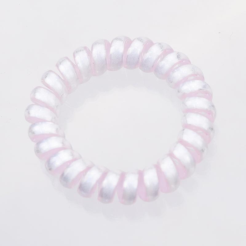 Modă Coreeană Elastice de Păr Spirale Simple Culoare Solidă Inele de Păr Tip Coil Pentru Femei Suport Coadă de Cal Bandă Elastică de Păr Accesorii de Păr