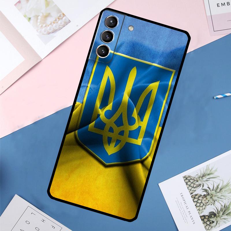 Ukraine Flag Case For Samsung Galaxy S24 Ultra S20 S21 S22 S23 S25 Ultra S9 S10 Plus S25 FE Back Cover