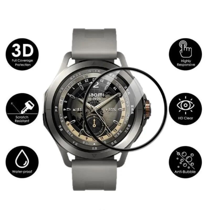 2/5pcs 3D Curved Screen Protector for Amazfit T-Rex 3 Pro T-Rex3 Full Coverage Protective Film