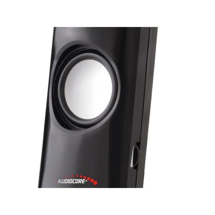 Haut-parleurs - Audiocore - AC870 - USB 2.0 - 8 Watts - Son Stéréo Clair