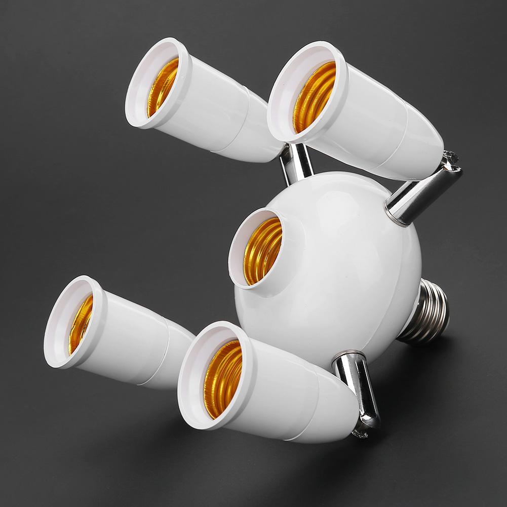 E27 Led Lamp Base 5/7 Heads Lamp Base LED Light Bulb Holder Adapter Converter Socket Household Lighting Accessories