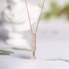 Personalized Creative Square Retractable Three-Dimensional Stick Necklace