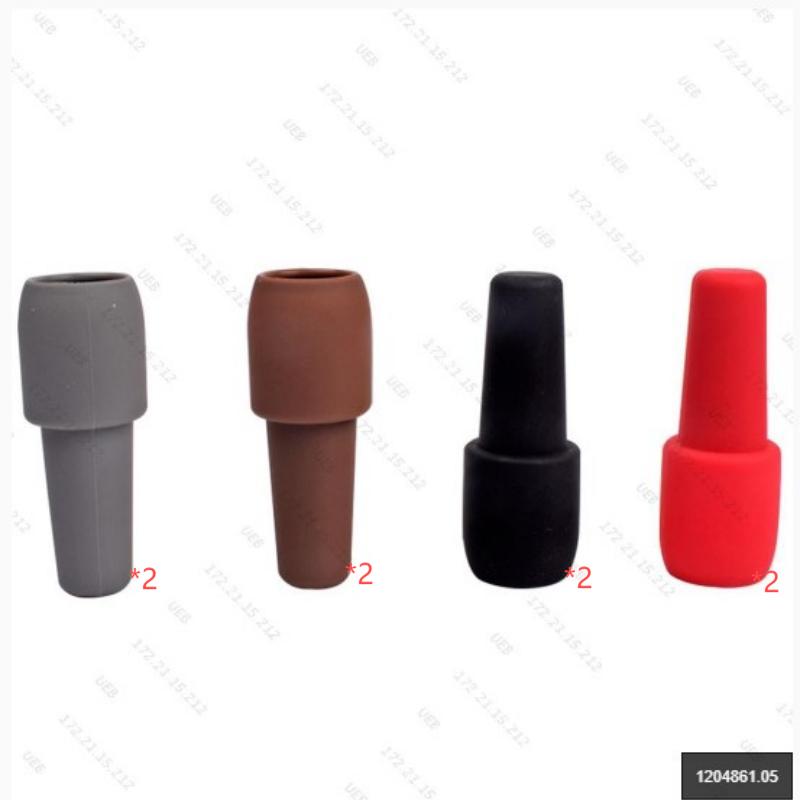 8Pcs Silicone Wine Stoppers Reusable Beverage Bottle Sealer Sparkling Wine Bottle Stoppers Bar Bartender Accessories