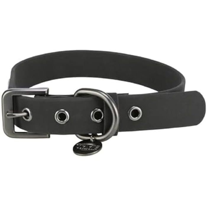 Collier pour Chien - TRIXIE - CityStyle - Taille S/M - Tour de Cou 30–37 cm - Noir