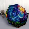 1PC Celestial Design Automatic Open/close, All-Season Portable Folding Umbrella for Women & Men yy250919138
