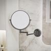 Wall-Mounted Folding Lighted Makeup Mirror for Bathroom or Dormitory