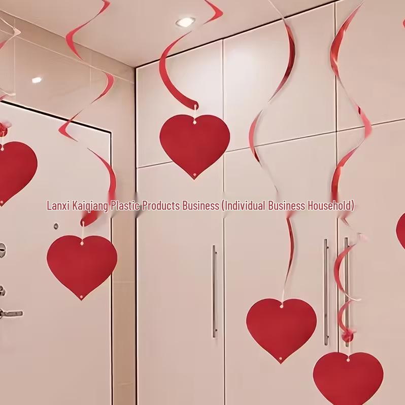 Valentine's Day Romantic Heart Lace Decorations for Proposal or Wedding