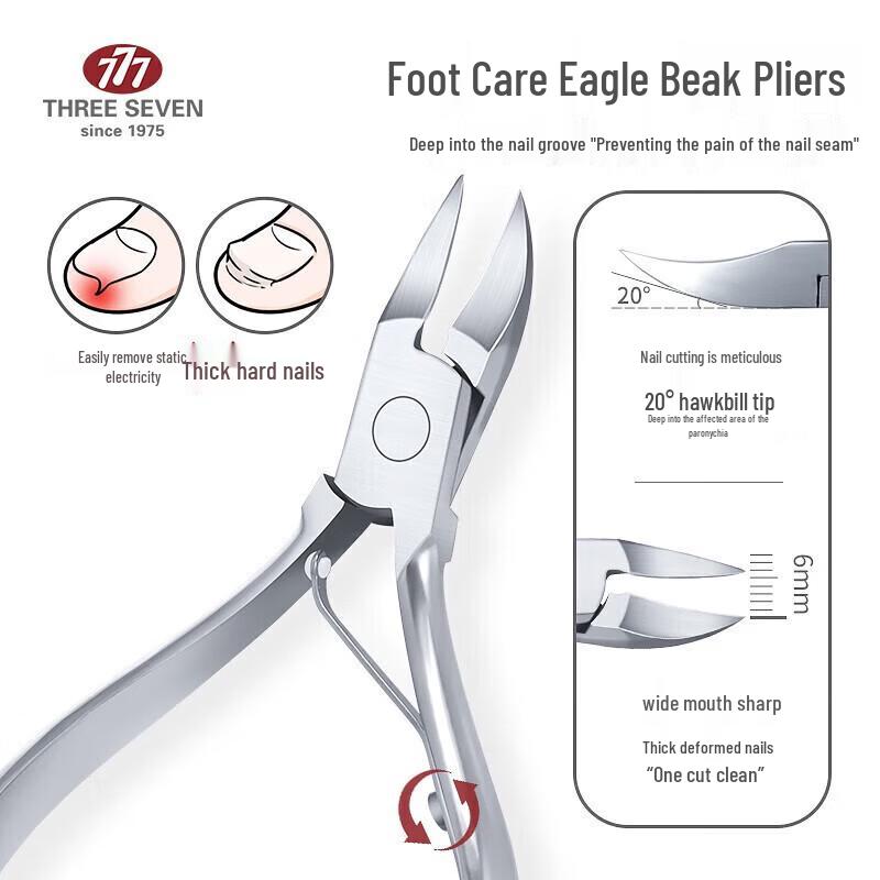 THREE SEVEN 10-Piece Carbon Steel Nail Clipper Set