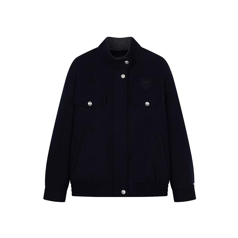 Teenie Weenie Women's Retro Stand-Collar Sweater Coat