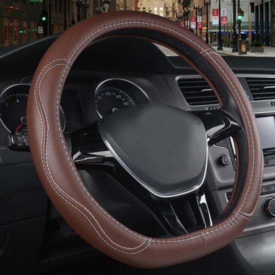 1x D Type Car Steering Wheel Cover For Nissan Rogue/ Rogue Sport 2017 2018