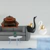 Miniature Swan Sofa Chair Model DIY Accessory Art Crafts Tabletop Ornament Couple's Decor for Micro
