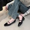 Fashion Spring Autumn Fashion Women's Shoes Mary Jane Style Shoes Low Heel Shallow Mouth Round Toe Comfort Solid Color Party Shoes
