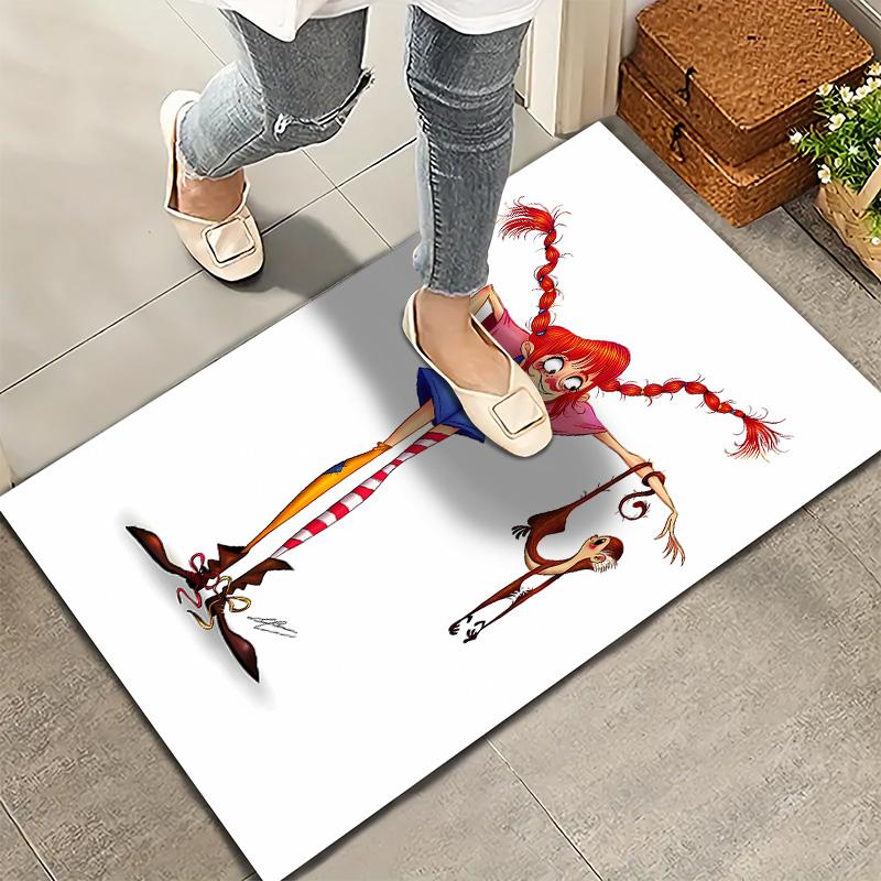 Pippi Carpet Rug For Living Room Bedroom Home Sofa Decoration Kids Play Nonslip Floor Mat