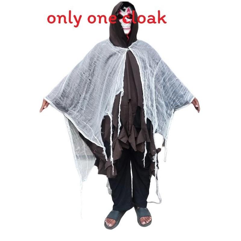 Halloween Zombie Cloak Costume With Long Sleeves For Adults Cosplay Spooky Ghosts