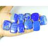 24-36MM Blue Lapis Lazuli Octagon Cabochon Loose Gemstone 10Pcs Lot SY-437
