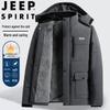 JEEP SPIRIT Men's Hooded Winter Padded Jacket