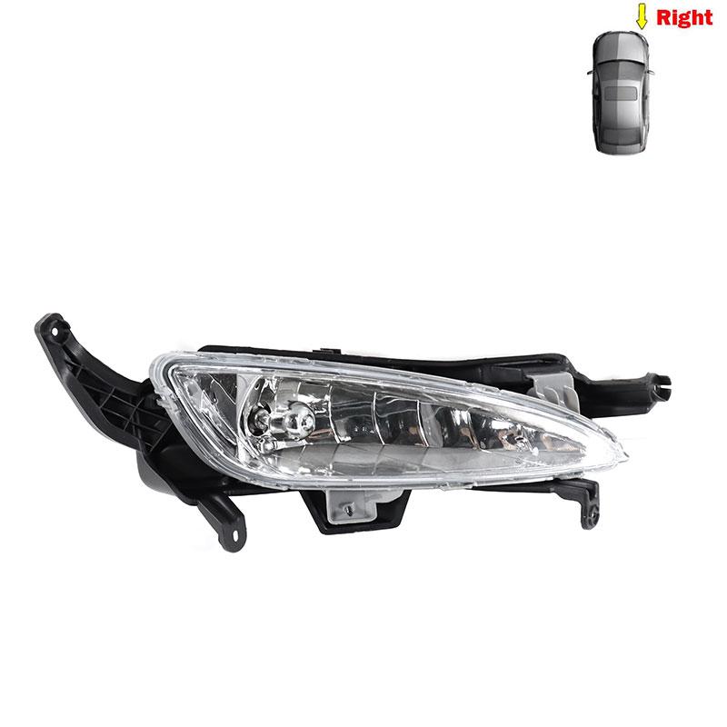 Car Accessories Front Bumper Black Bezel Cover Fog Lamp For KIA Optima K5 2010-2013 Auto LED DRL Daytime Running Light Assembly