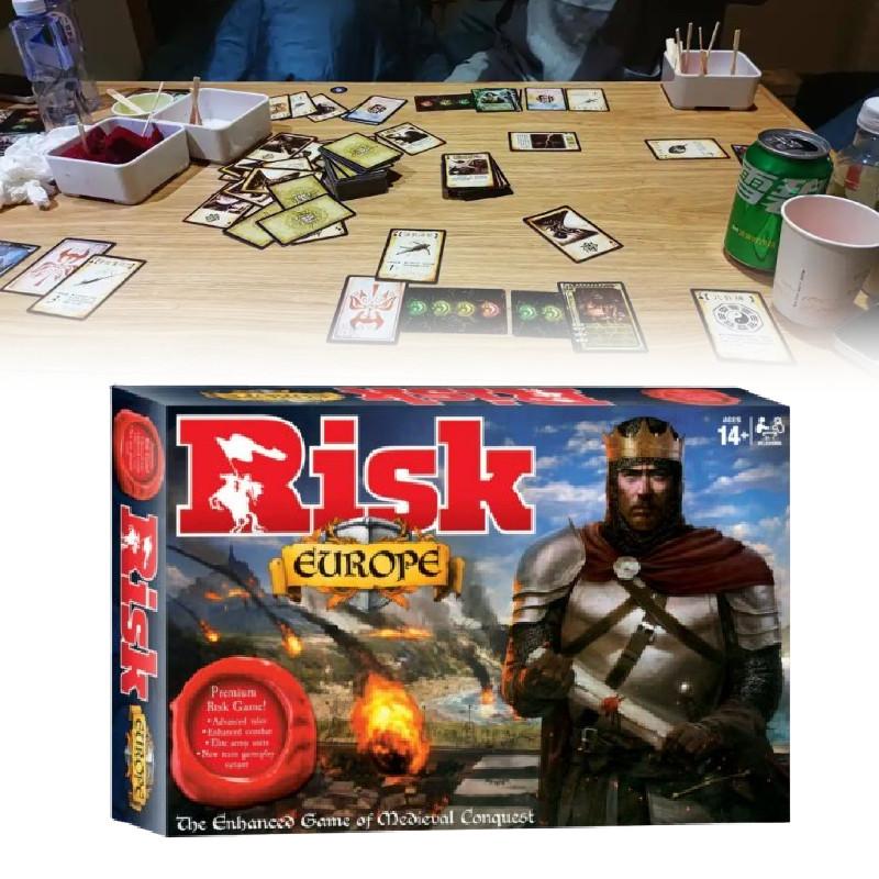 Board Risk Europe Game Card Toys Family Gathering Play Prop Educational Gift