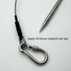 Spear Fishing Fish Stringer Replacement Fish Needle Hook Stringer with Cable and Float Ball Fishing Equipment Enduring