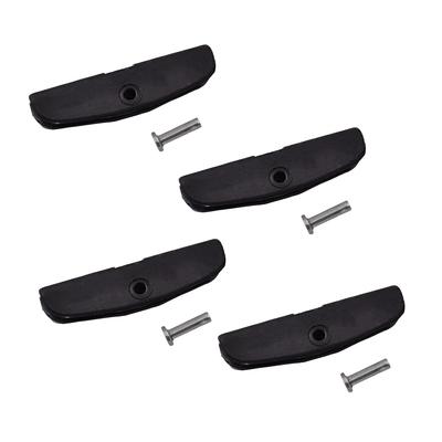 4-Piece Riveted Glass Balance Plastic for Renault 19, Megane, Clio