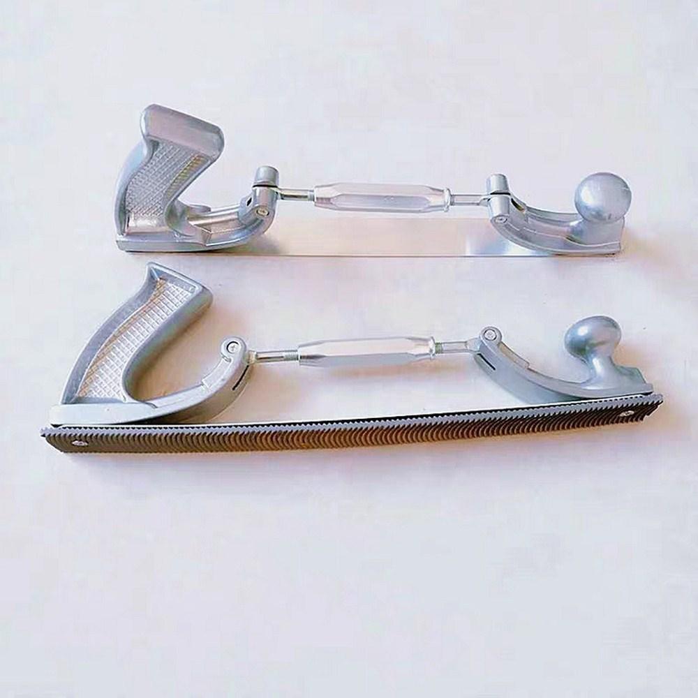 Car Body Polisher Files Coarse/Medium/Fine Adjustable Frame Milled Tooth Metal Panel Polishing Curved Steel File Holder Kit