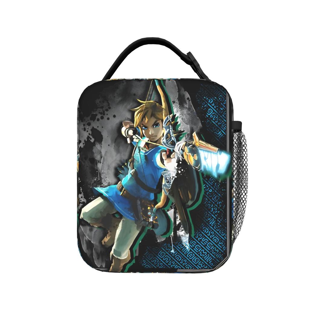 Breath Of The Wild Link Zeldas Legend Insulated Lunch Bag Leakproof Meal Container Thermal Bag Tote Lunch Box Beach Picnic Men