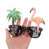 Hawaiian Party Sunglasses Summer Luau Tropical Beach Party Decoration Flamingo Photo Props Kids Birthday Favors Wedding Supplies