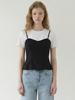 STAY WITH ME Peplum Bustier Top_Black