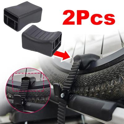 2Pcs Roof Rack Bike Wheel Adapter Straps With Cushion For Secure Cycling Transport For Thule 599 598 591 568 564 561 532 933 926