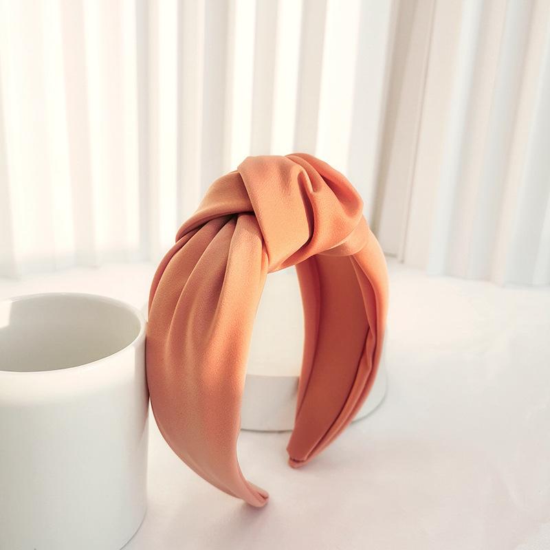 Satin Big Knot Hairbands Headbands Ornament Accessories For Women Hair Accessories