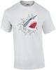 Shark Coming Out Of Chest T-Shirt