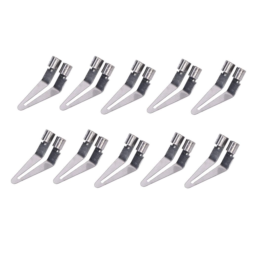 10PCS Welder Soldering Iron Tip Head 45 Degrees Elbow Adjustable Welder Smoothing Tip Head Replacement