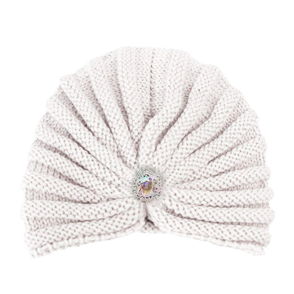 Winter Warm Hijab Caps Soft Turban Cap Fashion Knitted Hats for Women