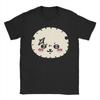 Funny Chiikawas Rakko TShirts Men Round Neck Cotton T Shirts  Short Sleeve Tees Unique Tops