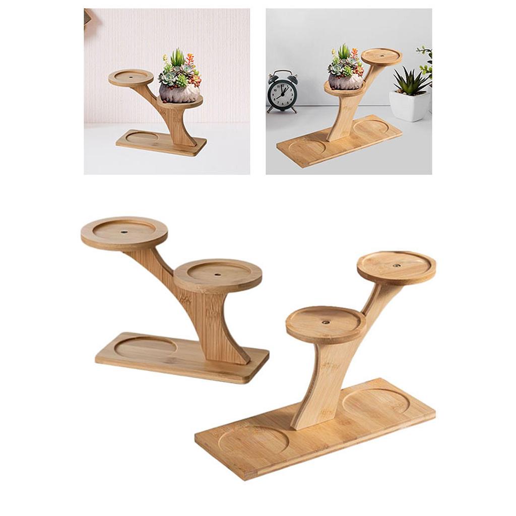 Wooden Plant Stand for FlowerPot Display and Organizer for Home and Patio