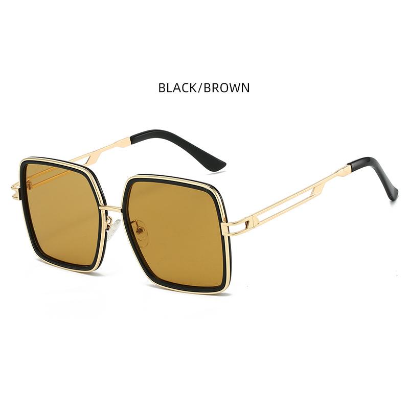 New Women's Square Sunglasses Women's Large Frame Uv Anti-uv Sunglasses Fashion Sunglasses M5246