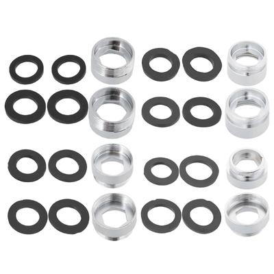 2Pcs Stainless Steels Tap Adapter Male/Female Faucet Adaptors Tap Aerator Connector Tap Bushing Reducers Pipe Fittings