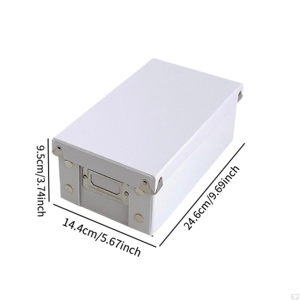 İndeks Kartı Ayraçları Kutu Dosya Düzenleyici Katlanabilir Saklama Yurt Bilgi Kartları