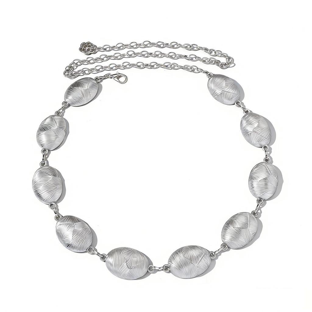 Bohemian Retro Metal Waist Chain for Women - Ethnic Style Body Jewelry