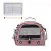Portable Bird Parrot Cage Breathable Bird Carrier Travel Bag Bird Backpack with Perch Tray Curtain Birdcage Parrot Carrier Bag
