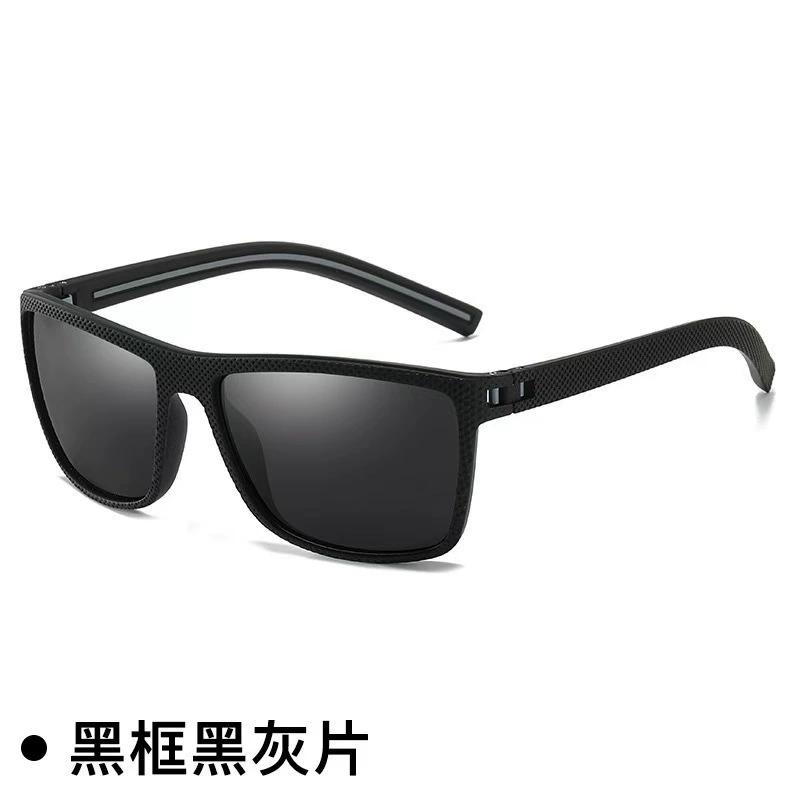 

Fashionable Outdoor Unisex Polarized Sunglasses Square Frame Spring Legs 78030 Cycling Glasses Wholesale FANY1 black сірий колір