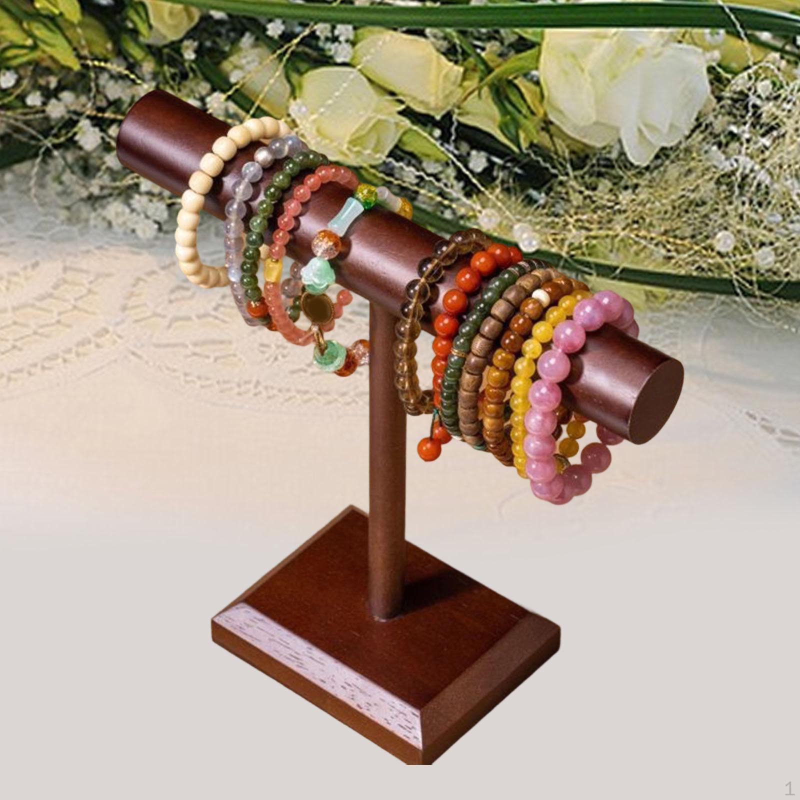 

Display Stand for Necklaces And Bracelets, Space-saving Storage with Base Cords, Ideal low bar