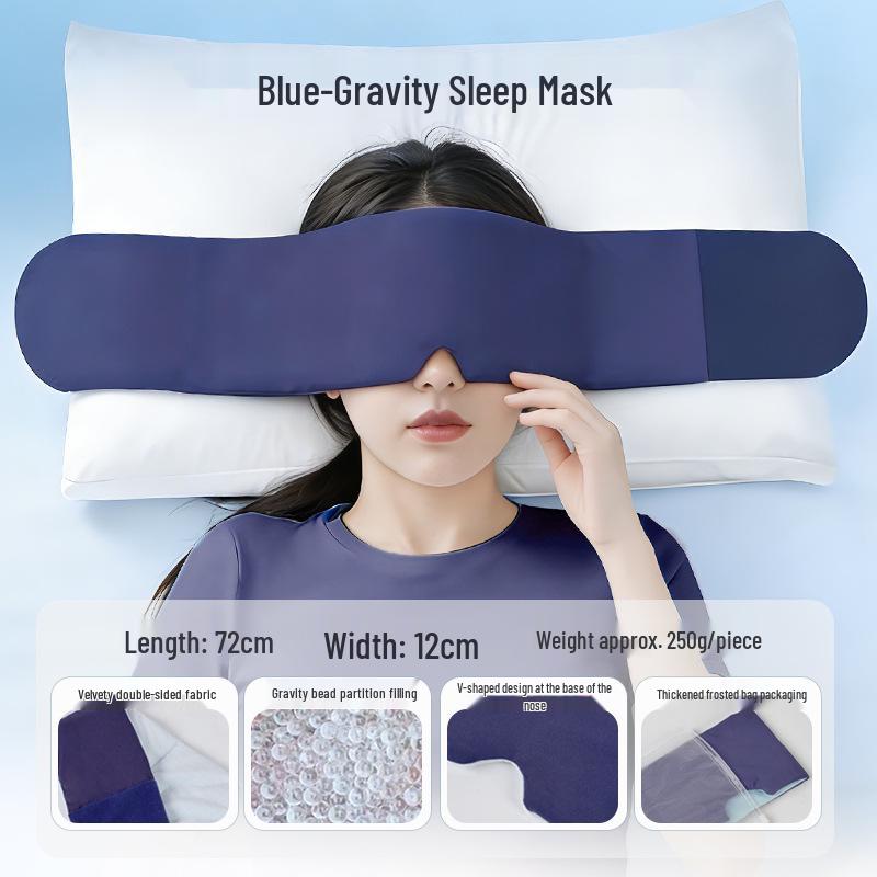 USB-Powered Silk Heating Eye Mask with Graphene and Wormwood for Sleep Therapy