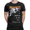 MMegadethed Band  Mens T Shirt  Leisure Tee Shirt Short Sleeve Round Neck TShirt Cotton Gift Idea Clothing