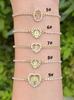 Gold Tennis Chain Religious Bracelet Virgin Mary Cross Heart Medal Charms Crystal Rhinestone Dainty Catholic Faith Jewelry