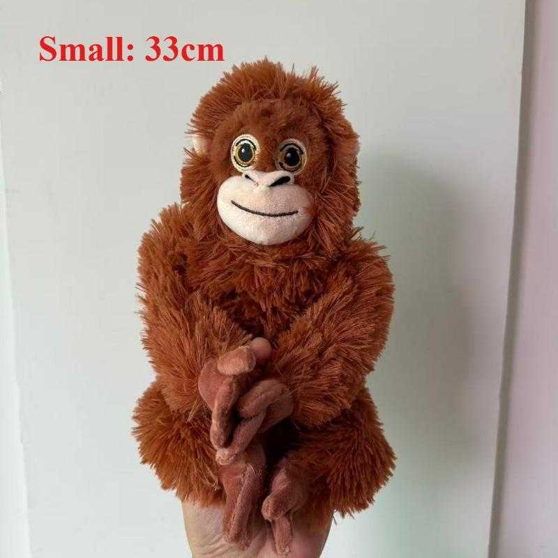 

Kawaii Red Monkey Plush Doll Cute Cartoon Gorilla Toy Super Soft Orangutan Stuffed Toys Sleeping Partner Birthday Gift Xmas