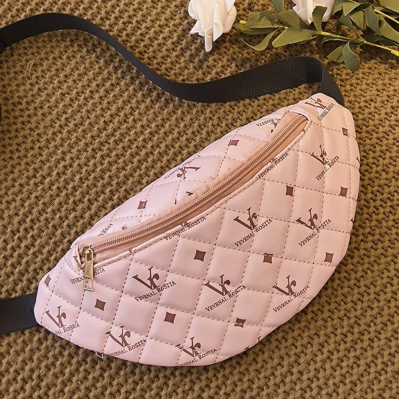 Fashion Printed Fanny Pack Women's Bag Korean Version Convenient Mobile Phone Bag Lightweight Storage Bag