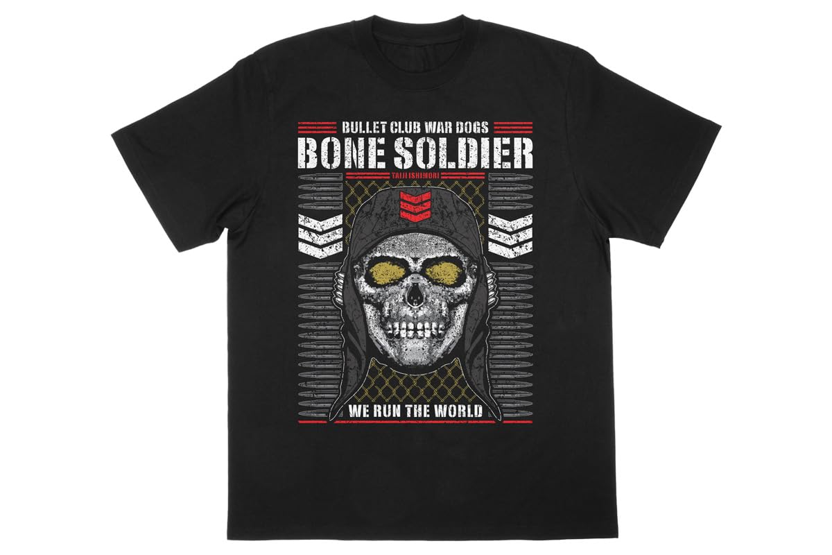 

Новая футболка New Japan Pro-Wrestling Тайдзи Исимори BC WAR DOGS BONE SOLDIER, размер XL (6413103481)