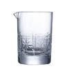CRISON Handmade Crystal Glass Engraved Cocktail Mixing Cup, Cocktail Mixer, Bar Specific Cocktail Mixing Bar Tools Mixologist