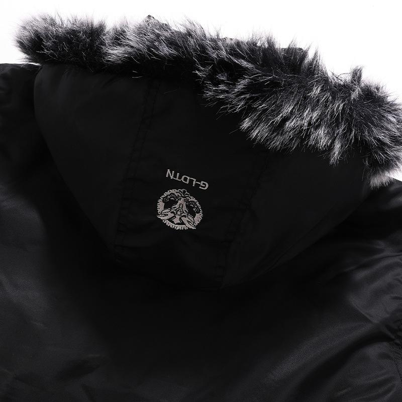 Outdoor Casual DownParkas Coat Oversize Plus Velvet Thick  Brand Keep Warm Winter Men's Black Red Padded Oversized Jacket